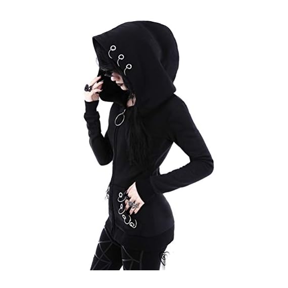 Enfei-Womens-Rings-Decoration-Hoodie-Sweatshirt-Jacket-Hoodies-Harajuku-Punk-Zip-up-Hoody-Top-for-Gothic-Girls