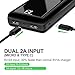 Power Bank X-DRAGON 25000mAh Portable Phone Charger Battery Pack Backup High Capacity External Battery with Dual Inputs & Outputs(USB C & Micro), LCD Digital Display for Smart Devices Android Phone