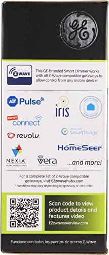 GE Z-Wave Smart Lighting Control In-Wall Smart Dimmer Toggle Switch