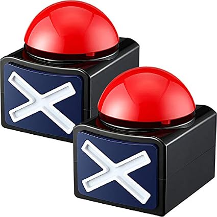 Amazon Com 2 Packs Game Answer Buzzers Alarm Buttons With Sound And Light Red Game Buzzers Funny Quiz Contest Answer Button Game Show Party Props For Adults Teens Boys Girls Toys Games Get buzzer sounds from soundsnap, the leading sound library for unlimited sfx downloads. amazon com