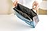 Women Travel Insert Handbag Organiser Purse Large liner Organizer Bag (Blue)