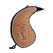 Laken Spanish Bota Bag Leather Canteen Pouch for Wine and Water - Wine Skin Bag with Strap for Travel, Camping, Hiking | Kidney Shape - 2 Liter
