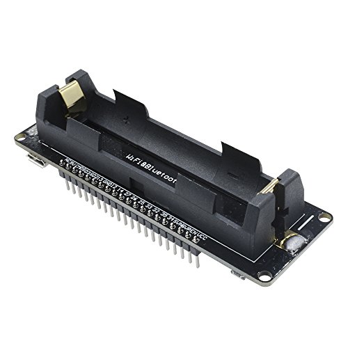 image for Aideepen ESP32 WiFi Bluetooth Dual Mode Module with 18650 Lithium Batt