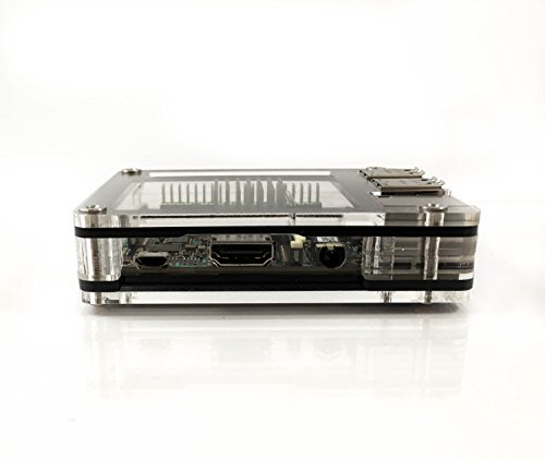 Zebra Black Ice Case for the ASUS Tinker Board by C4Labs