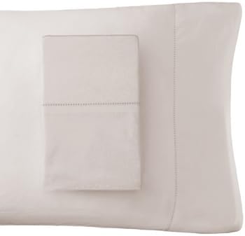 Belle Epoque 420 Standard Thread Count Pillowcase Pair with Hemstitch, Dove