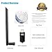 WiFi Adapter 1200Mbps, Whew USB Wireless Adapter Dual Band 2.4GHz/5GHz Channel, WiFi Network Adapter with USB 3.0 and 5dBi Antenna, Support Windows XP/Vista/7/8/8.1/10 Mac OS 10.4-10.12 Linux
