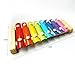 Wooden 8 Notes Xylophone, Children Musical Toy Musical Instrument for Kids with 2 Wood Mallets For Fun