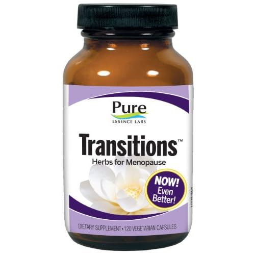 Pure Essence Labs Transitions Herbs for Menopause Nutritional Supplement, 120 Count image