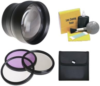 2.195x High Definition Super Telephoto Lens Compatible with Panasonic Lumix DMC-FZ2500 + Filters