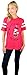 Disney Womens Minnie Mouse Varsity Football Tee Vintage Red (Vintage Red, Medium)