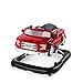 Bright Starts 3 Ways to Play Adjustable Portable Baby Walker for Boys (Red)