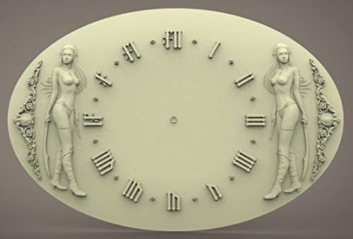 3d Model Stl File Elf Wall Clock
