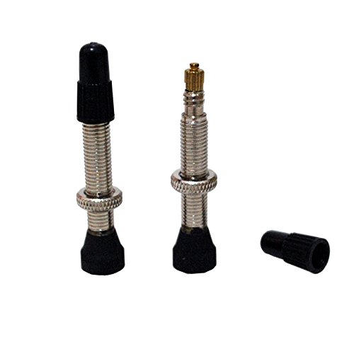 Revmega Tubeless Presta Valve Stem - Pair (35mm for Mountain)