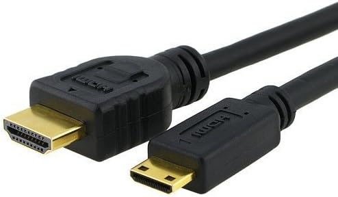 Importer520 15 Feet Gold Plated Mini HDMI Cable for Coby Kyros MID9740, MID9042, MID8065, MID8048, MID7048, MID7034, MID8042, MID8127, MID7042, MID7127, MID8125, MID7125, MID8024, MID7022, MID7016, MID7015, MID7005 Tablet