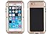 iPhone 7 Plus Case,Gorilla Glass Luxury Aluminum Alloy Protective Metal Extreme Shockproof Military Bumper Heavy Duty Cover Shell Case Skin Protector for Apple iPhone 7 Plus (Gold)