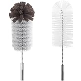 Benifi Individual Bottle Brushes Set,Sponge Bottle Brush,Narrow-Mouth Bottle Brush, Nylon Bristle Brush for Benifi Electric Bottle Cleaner Using(Brush Set, WOET)