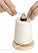 500 Feet Cooking Twine with Non-Slip Portable Wood Holder and Cutting Blade – 100% Cotton Materials – Ideal for DIY Crafts and Food Packaging – Professional Chef Grade Butchers Meat Strings