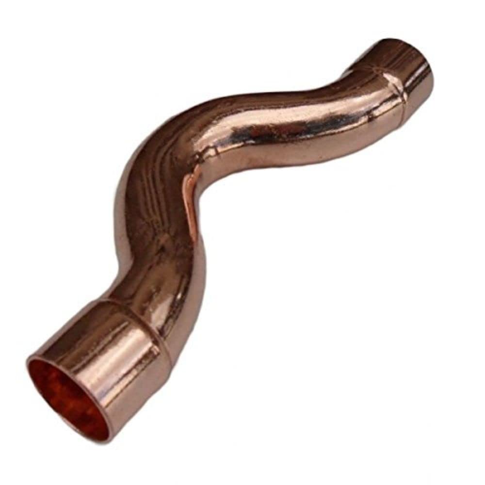 Merriway BH04461 Copper End Feed Fitting Full Crossover - 22 mm