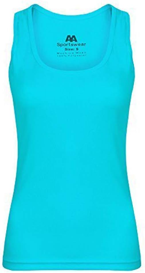 Athletic Sportswear Women Active Sleeveless Tank Top Vest Workout Sports Quick Dry Racer Back Crew Neck