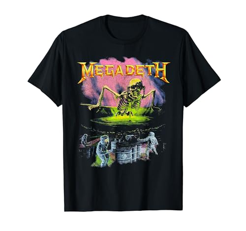 megadeth メガデス brockum vintage Tシャツ L Vintage 1990 Megadeth Brockum Rust In Peace Era Mock Neck T