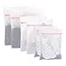 Besteek 6 Pack Mesh X 1 Large + 2 Medium + 2 Small Delicates Lingerie Wash Zipper for Blouse, Hosiery, Stocking, Sock, Underwear and Bra, Travel Laundry Bag