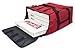 Red Polyester Insulated Pizza/Food Delivery Bag 16″ - 18″ Professional Large Pizza Delivery Bag- Moisture Free1 18 x 18 x 10