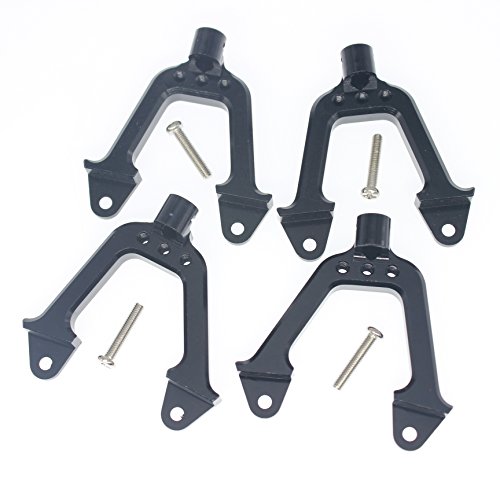 2-Pack HobbyPark Aluminum Shock Hoops Parts Front & Rear Tower For AXIAL SCX10 Off Road Rock Crawler Upgrade
