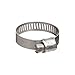 Precision Brand M8S Micro Seal, Miniature All Stainless Worm Gear Hose Clamp, 7/16