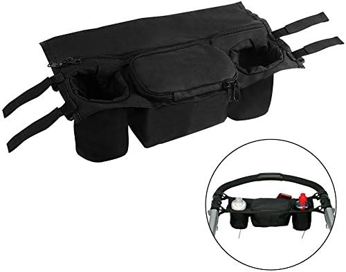 Ziye Shop 1pc Baby Stroller Infant Carriage Organizer Hanging Storage Bags Pram Pushchair Cup Holder Buggy Bottle Drink Food Hanger Pouch