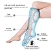 Tespo Leg Massager with Heat Air Compression Wrap Massage Foot and Calf for Circulation with Handheld Controller 3 Intensities 6 Modes, Helpful for RLS and Edema