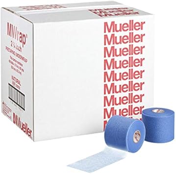 Amazon アンダーラップ Mラップカラー 70mm ビッグブラック 48個入り ミューラー Mueller テーピング用品