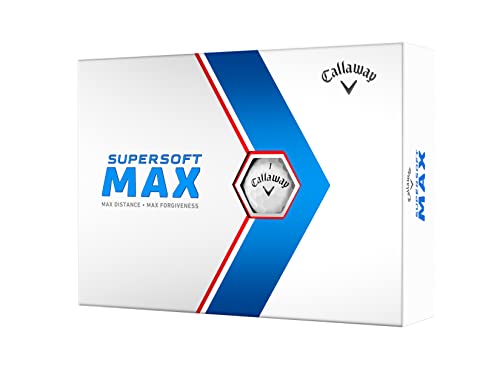 Pelotas De Golf Callaway Supersoft Max 12b Pk 2023 - Blanco