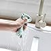 FarJing 4Pcs Dishclout Hanging Hand Towels,Dish Cloth for Washing Dishes Dish Rags Coral Velvet Nonstick Oil Washcloths