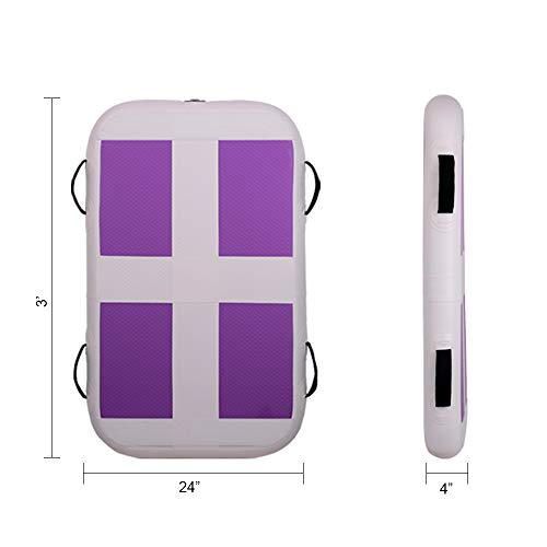 Tuexdo Sailor 3ft/10ft/13ft/20ft Inflatable Air Track, Tumble Track air Mat, Gymnastics Airtrack Training/Home Use/Cheerleading/Yoga/Water with Electric Pump