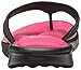 Nike Women's Ultra Comfort Thong Athletic Sandal, Black/White/Vivid Pink, 9 B US