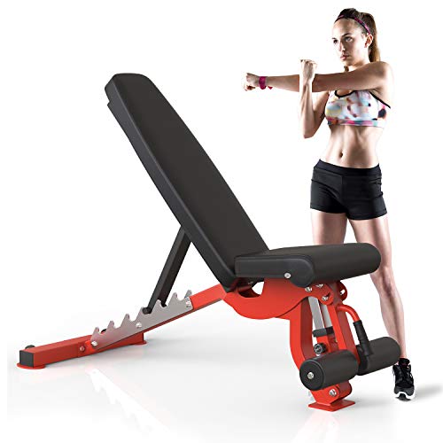 Merax 1000LBS Utility Weight Bench for Full Body Workout, Weightlifting and Strength Training Workou Merax 1000LBS Utility Weight Bench for Full Body Workout, Weightlifting and Strength Training Workou