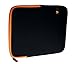 V7 Protective Sleeve for all iPads and Tablets up to 10.1-Inch, Black with Orange Trim (TD23BLK-OG-2N)