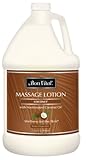 Bon Vital Coconut Massage Lotion Made with 100% Pure Fractionated Coconut Oil, Lightweight Massage Lotion, Provides a More Relaxing Massage, with Intense Skin Hydrating and Moisturizing, 1 Gal Bottle