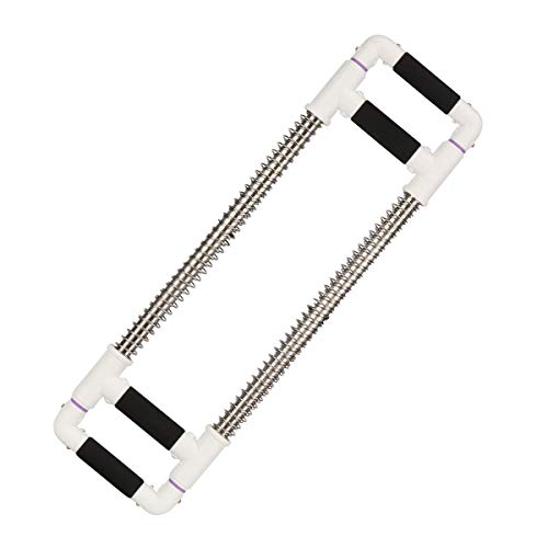GoFitness Push Down Bar Machine - Chest Expander at Home Workout Equipment - Portable Spring Resistance Exercise Gym Kit for Home, Travel or Outdoors