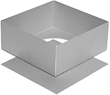 Silverwood Loose Base Square Cake Tin - 7 Inch by Alan Silverwood