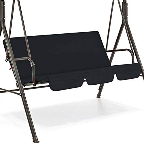 LTHTX Wasserdichter UV-Oxford-Stoff für Hollywoodschaukel, für Garten, Terrasse, Camping, Innenhof, Hängematte (schwarz… – Bild 3