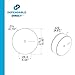 Pack of 1 - Premium Jumbo Roll Toilet Paper Dispenser - Lockable Design - Premium Grade 304 Stainless Steel - 9
