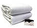 BIDDEFORD BLANKETS Quilted Electric Heated Mattress Pad with Digital Controller, Full, White