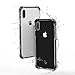 JULES.V iPhone X Shockproof Case, iPhone X Protective Case, Anti-scratch Hybrid Case with Air Cushions Impact Resistant Shock Absorption Cover for Apple iPhone X Case Clear, 5.8 Inch (BLACK)
