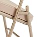 Premium Cushioned Portable Folding Chairs by National Public Seating – 3200 Series Upholstered, Heavy-Duty Foldable Chairs for Indoor & Outdoor Use – Set of 2, Comfortable & Durable, Beige