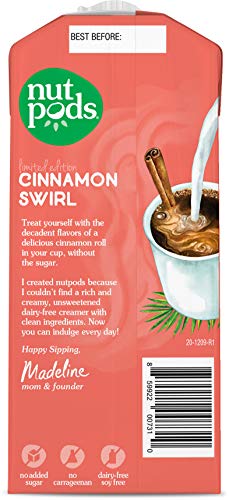 2 nutpods+Cinnamon+Unsweetened+Dairy+Free+Coconuts
