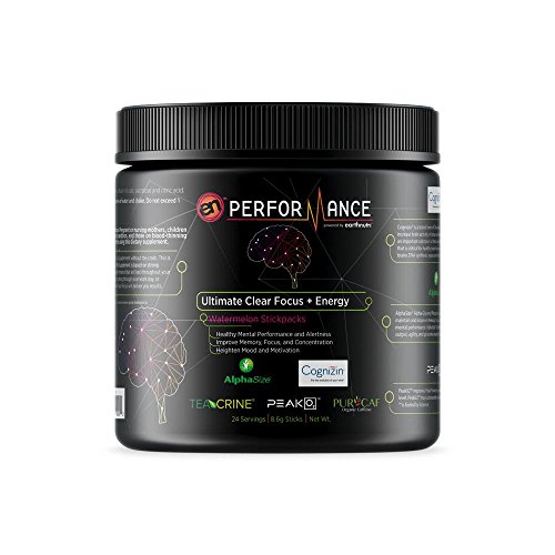 EarthNutriâ„¢ Performance Ultimate Clear Focus Energy Stick Made with AlphaSize, Cognizin, TeaCrine, PeakO2 and Organic Caffeine