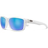 Suncloud Mayor Polarized Sunglasses, Matte Crystal/Polarized Blue Mirror