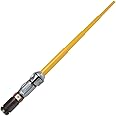 STAR WARS Lightsaber Squad The Mandalorian Extendable Orange Lightsaber Roleplay Toy for Kids Ages 4 and Up