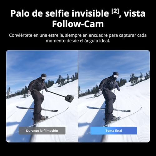 Osmo 360 Adventure Pack, câmera 360 com imagem de 360° de 1 polegada, duração prolongada da bateria com 3 baterias, vídeo nativo 8K 360°, câmera de ação para esportes, vlog